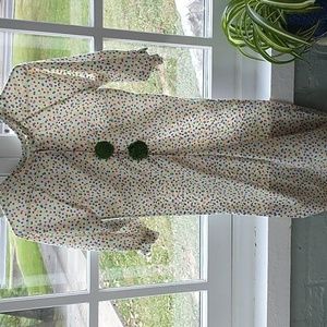 Handmade clown Halloween costume vintage polka dot romper